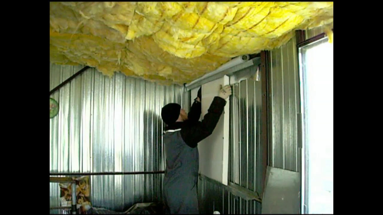 DIY how to insulate the metal garage itself?(walls)/ako sám zatepliť ...