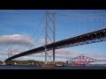 Windy Sunday Afternoon Forth Bridges Firth Of Forth South Queensferry Scotland