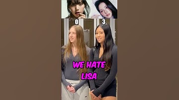 LISA KIM or JISOO MANOBAN? #blackpink #lisa #jisoo #kpop #blink #kpopidol #jennie #rose #rosé #