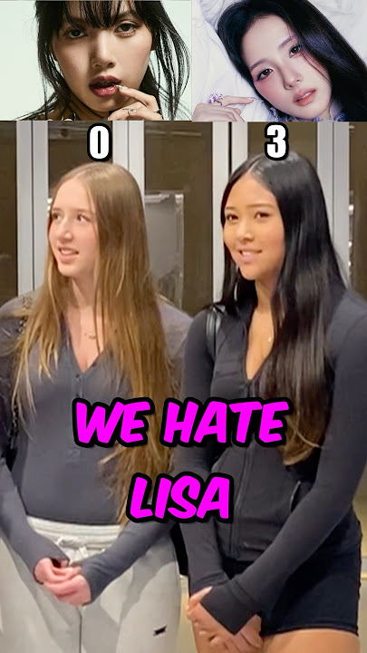 LISA KIM or JISOO MANOBAN? #blackpink #lisa #jisoo #kpop #blink #kpopidol #jennie #rose #rosé #