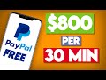 Earn $800 Per 30 Mins With Your Phone! (FREE APP) | Make Money Online