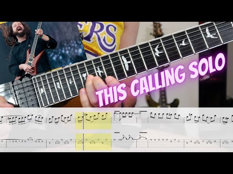 This Calling Solo Guitar Play Through (with Tabs) - All That Remains