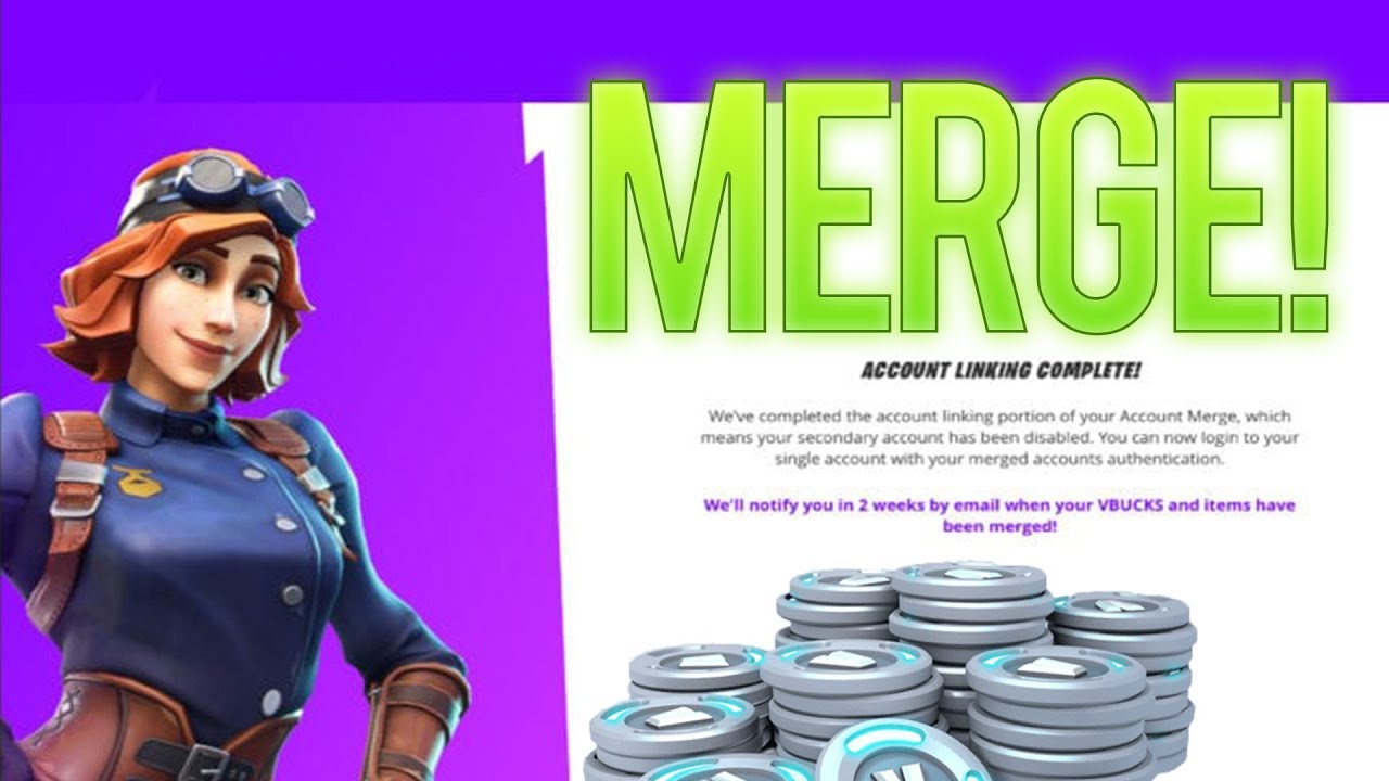 How to Merge Fortnite Accounts Tutorial *NEW* Transferring Skins