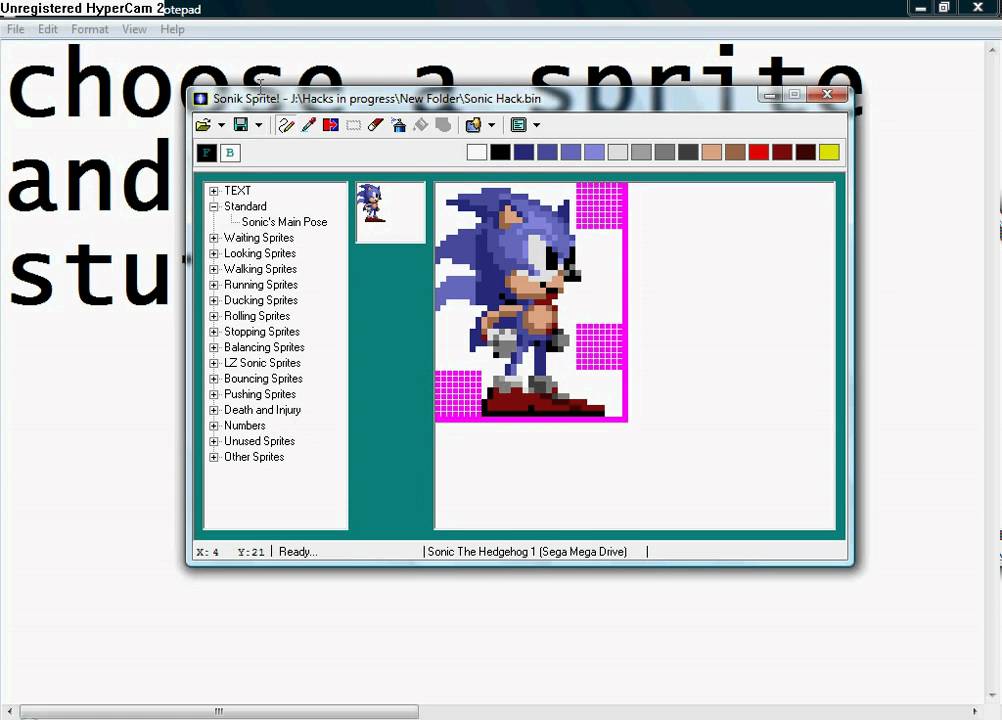 Sonik Sprite - Sonic Retro