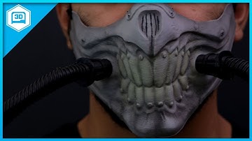 Immortan Joe Mask Timelapse #3dprinting @adafruit #adafruit