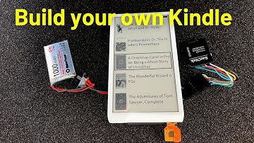 DIY eBook Reader - Build your own Kindle using an ESP32