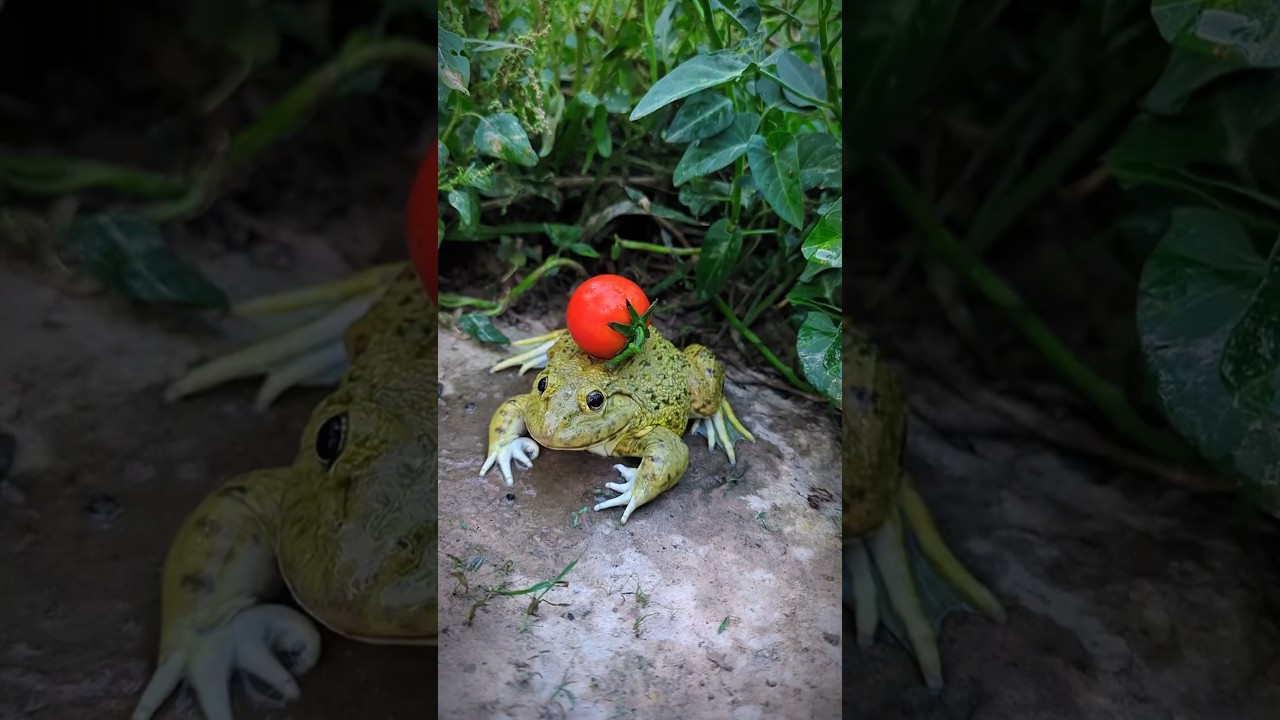 Catch frog funny | Catching frogs makes you laugh | Bullfrog funny video