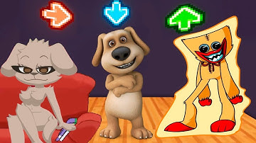 FNF Character Test | Gameplay VS Playground | Talking Bella | Talking Ben | Fleetway Huggy Wuggy