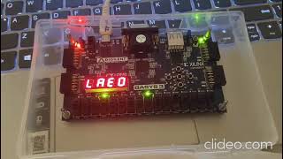 Wasing machine controller using Basys3 FPGA board
