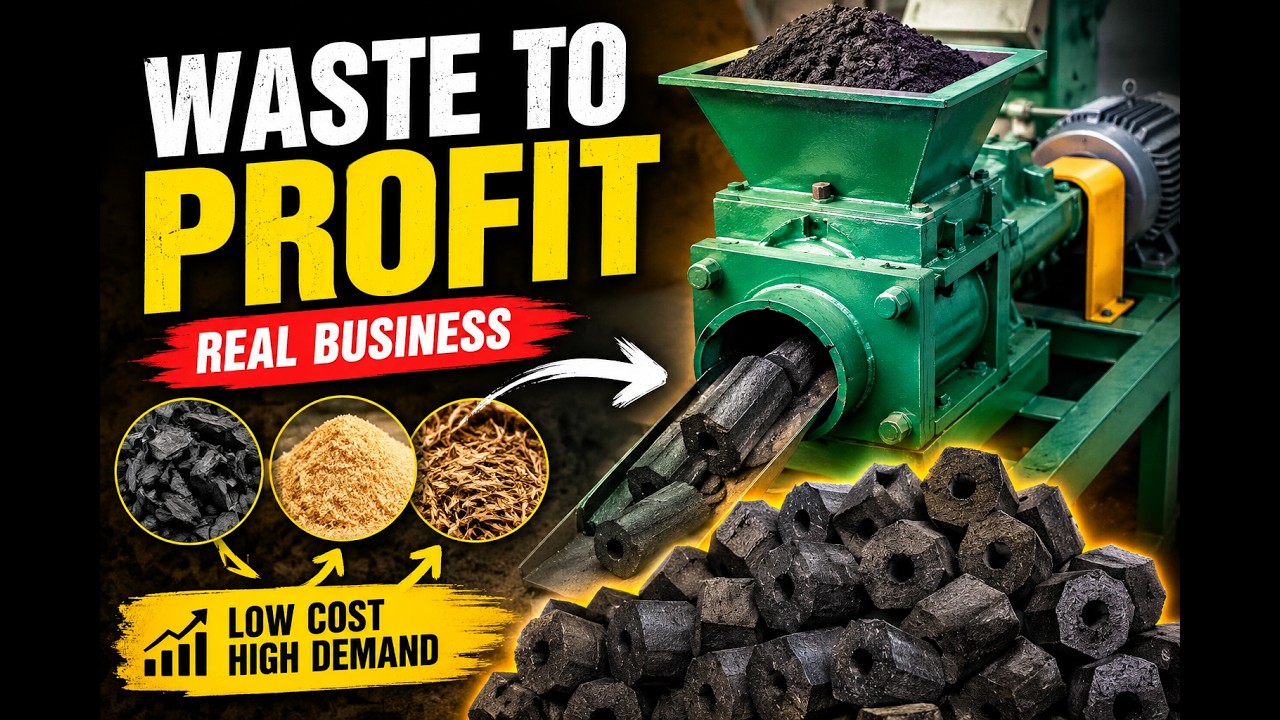 How a Charcoal Briquette Machine Turns Waste Into Daily Profit and Sustainable Fuel
