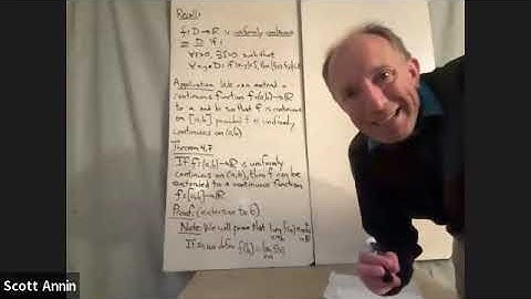 Continuous extension of a uniformly continuous function to endpoints of an open interval
