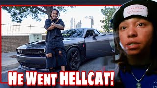 This Aries Car?!🔥LoftyLiyah Reacts To DDG BUYS BRAND NEW HELLCAT REDEYE!! ft. QUAN