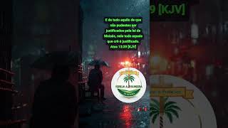 Somos justificados pela fé através da nossa aceitação de viver como pertencentes a Cristo 🙏🙏🙏