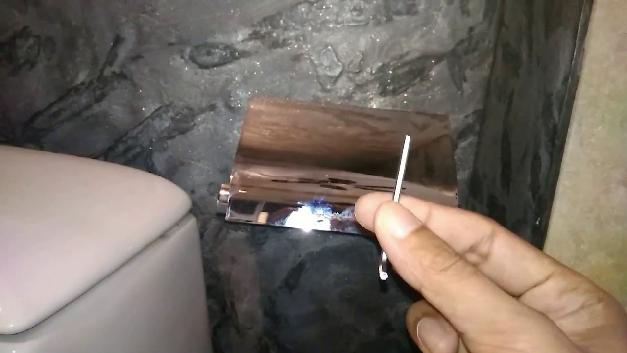 cara memasang tempat tissue toilet 