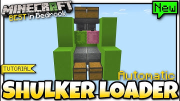 Minecraft Bedrock - SHULKER LOADER / UNLOADER 📦 [ Tutorial ] PS4 / MCPE / Xbox / Windows / Switch