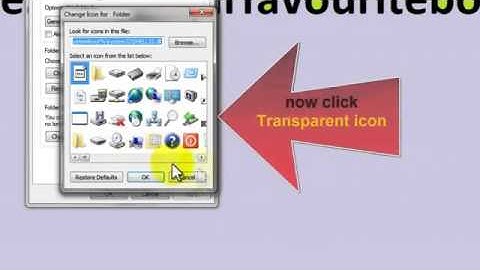 How to Make an Invisible shortcut Folder [Tutorial].FLV
