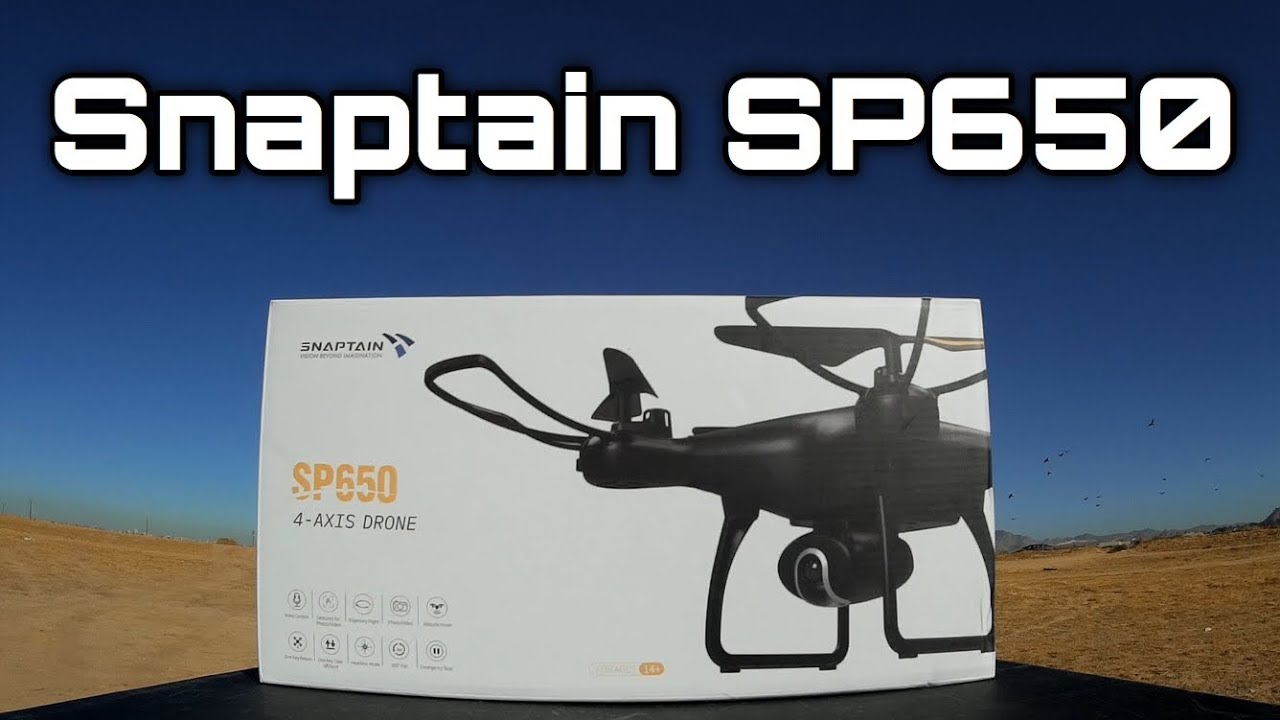 Snaptain SP650 A Good Performing Wifi FPV Drone 12 minute flight time x