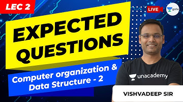 Practice Questions on COA and DS | Lec 2 | GATE CSE/IT 2021 | Vishvadeep Sir