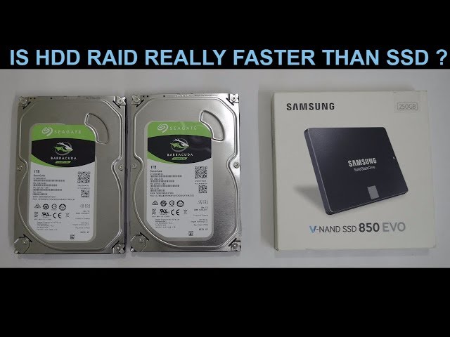 Ssd Vs Hdd Raid Gaming Application Performance Comparison Test Youtube