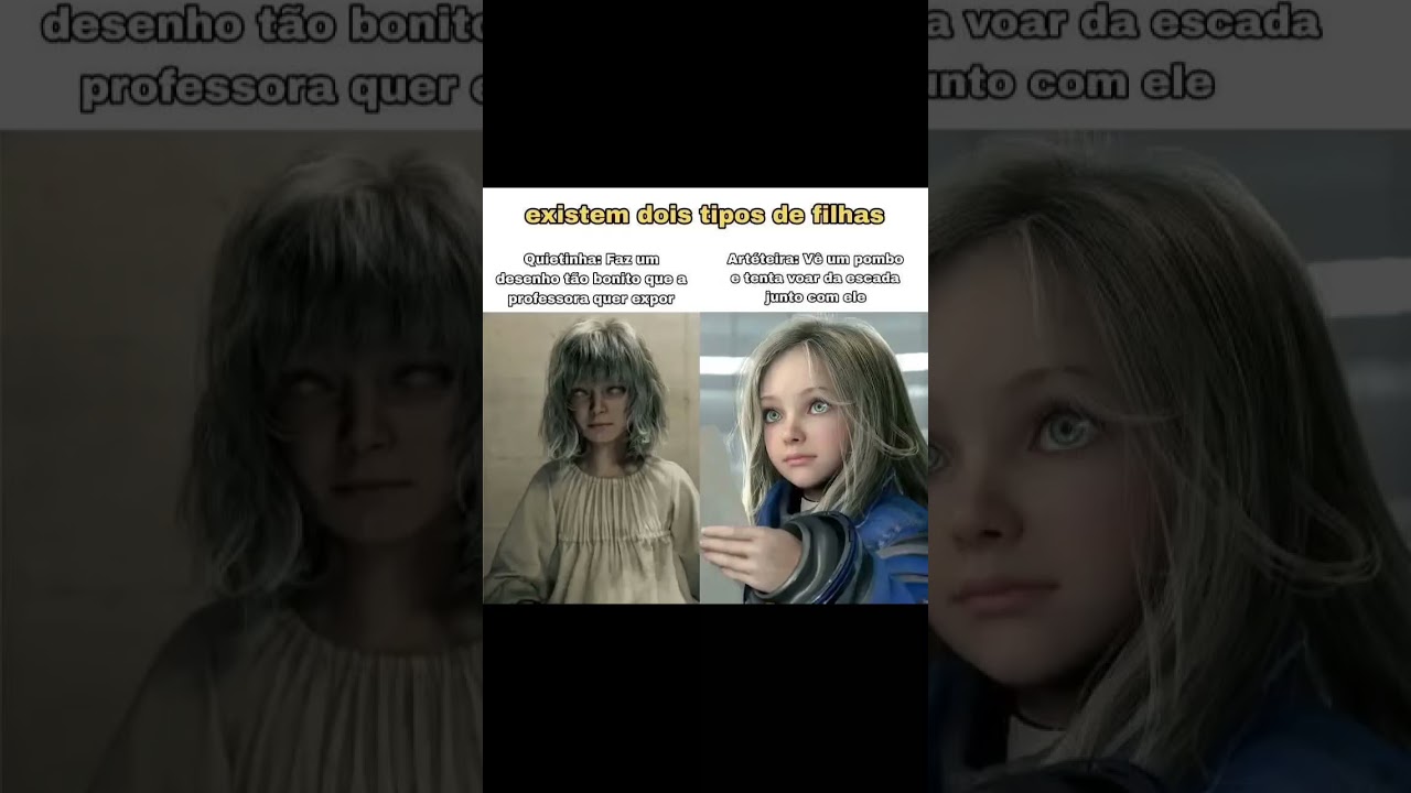 AS FILHAS DA CAPCOM! QUAL VOCÊ PREFERE: EMILLY OU DIANA? #shorts #residentevilrequiem #pragmata #re9