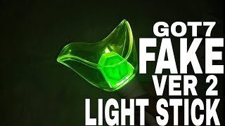 GOT7 갓세븐 FAKE Ahgabong ver2 Lightstick Unboxing