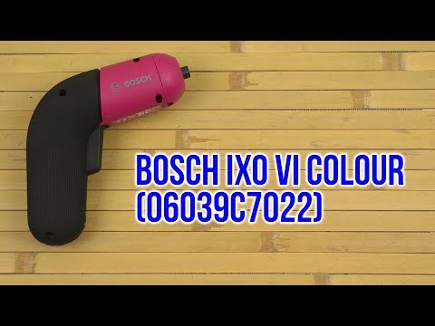 Распаковка Bosch IXO VI Colour 06039С7022