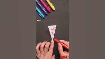 Easy and simple way of paper craft/ #snowflakes #diy #shorts