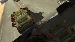 Zombie Highway 2. Kill 50 Fat Zombies Armed With The Flamethrower screenshot 1