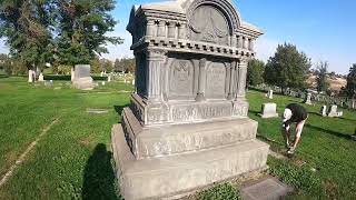 Visiting the Olney Cemetery in Pendleton, Oregon