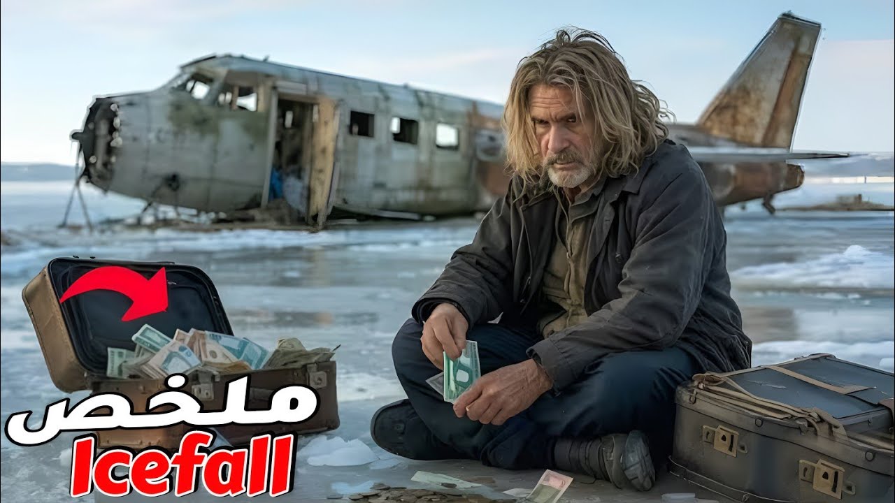 صياد فقير يعيش وحده في القطب الشمالي😨 يتفاجأ بطائرة مليئة بحقائب أموال مدفونة تحت الجليد😱 
