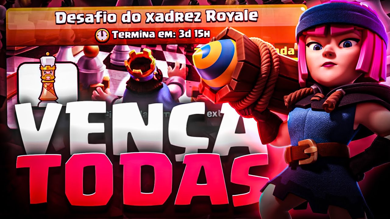 Desafio de Xadrez Royale ❤️‍🔥 #supercell #clashroyale #fy #clash #cla