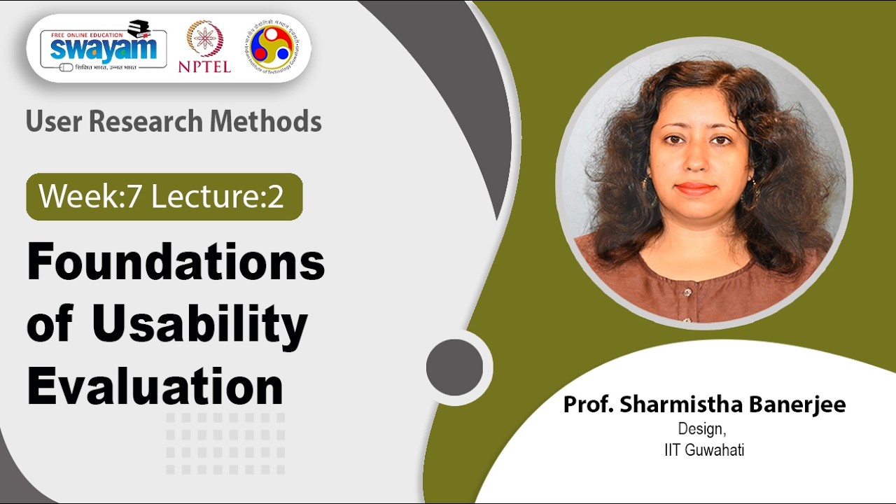Lec 32: Foundations of Usability Evaluation