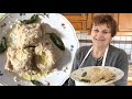 Pasta Grannies discover leek and cabbage ravioli called kropfen!