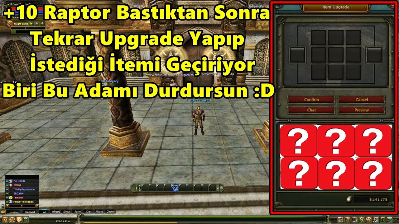 +10 Raptor'dan Sonra Tekrar Upgrade Yapıyor, Yine İstediği İtemi ...