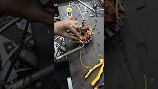 See how to weld a coil on a fan... 😱😱 # #viral #fy #amazing #reels