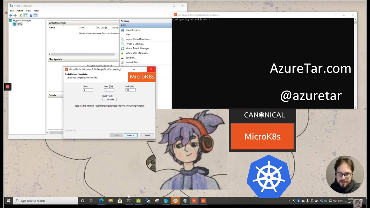 Instalando MicroK8s no Windows - Kubernetes deployment demo - YouTube
