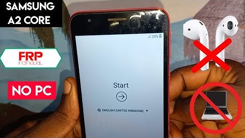 Samsung A2 Core (A260G) Frp Bypass 2022 / SAMSUNG A260F Google Account Bypass Without Pc] New Method