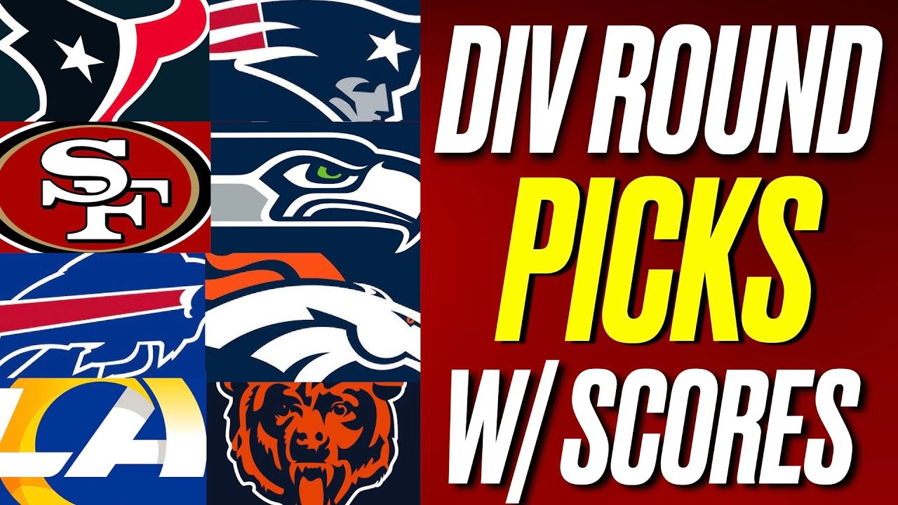 NFL Divisional Rounds Picks & SPREAD Predictions WITH SCORES