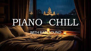 Rain Sound On Window with Soothing Piano MusicㅣRelaxing Music for Deep Sleep, Study, Meditation #2