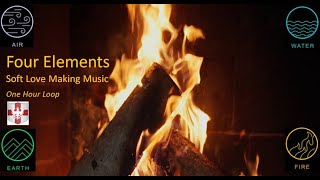 Soothing, Soft Romantic Love Making Music,  1 Hour Loop,  The Four Elements. screenshot 1