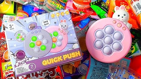 Satisfying with Unboxing & Review of Fast Push Game Pop It Electronic Fidget Toy ASMR