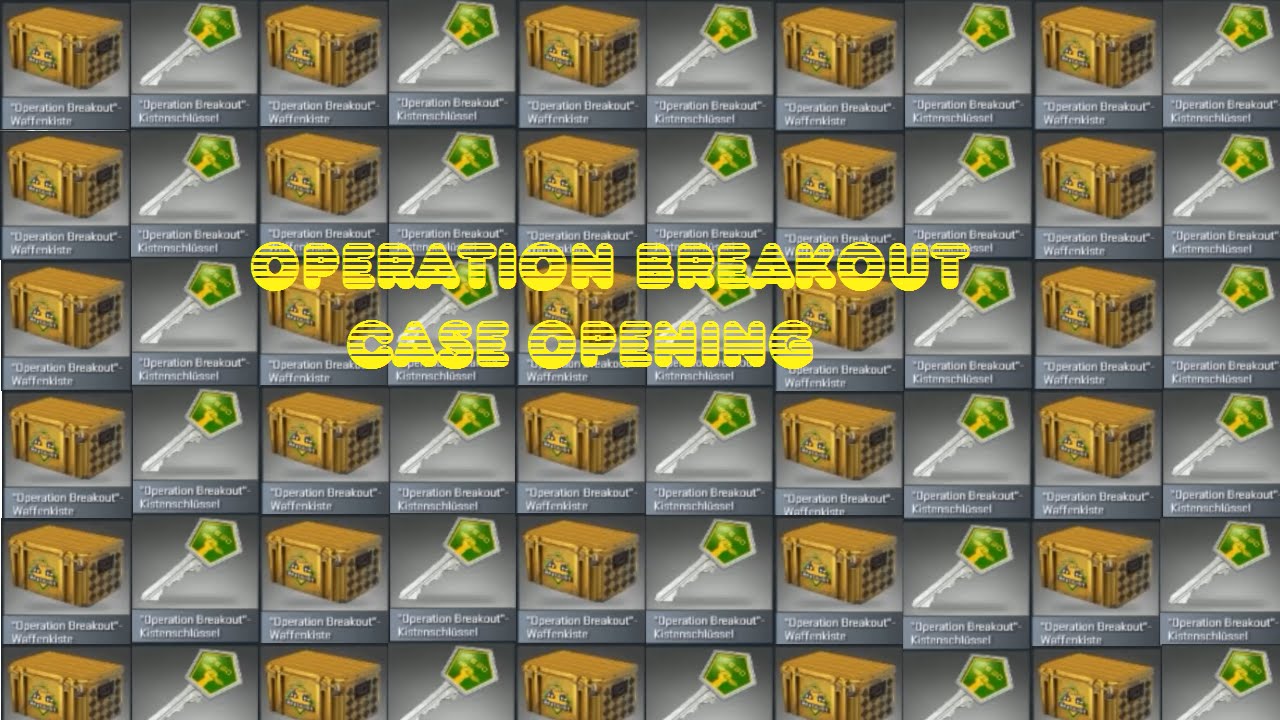 CS GO Case Opening #1 - Breakout Cases | Counter Strike Global ...