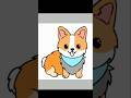 Cute Dog Digital Art 🐶✨ | Colorful Puppy Illustration | Digital Drawing Timelapse