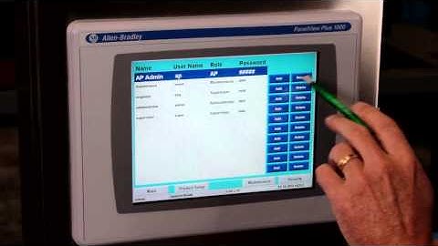 Allen-Bradley Checkweigher Video 2: Security Functions