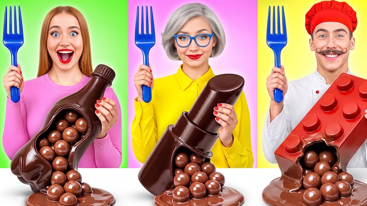GRANDMA vs ME DESSERT CHALLENGE! 👵🍰🍭 Sweet Battles, Funny Fails & Tasty Surprises!
