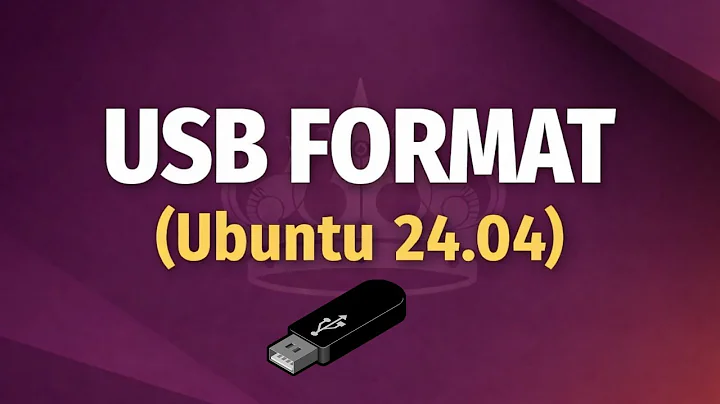 How to Format a USB drive in Ubuntu 24.04