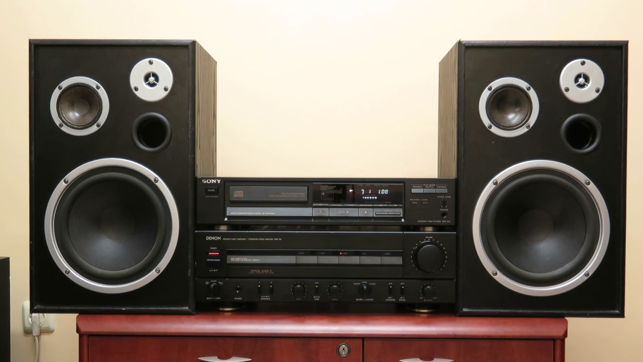 Life L8998 Sony CDP 470 Denon PMA 720 - YouTube