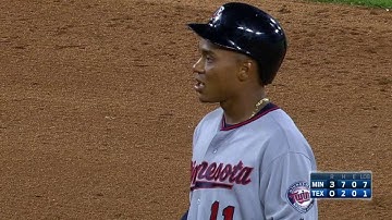 MIN@TEX: Polanco rips RBI double down the line