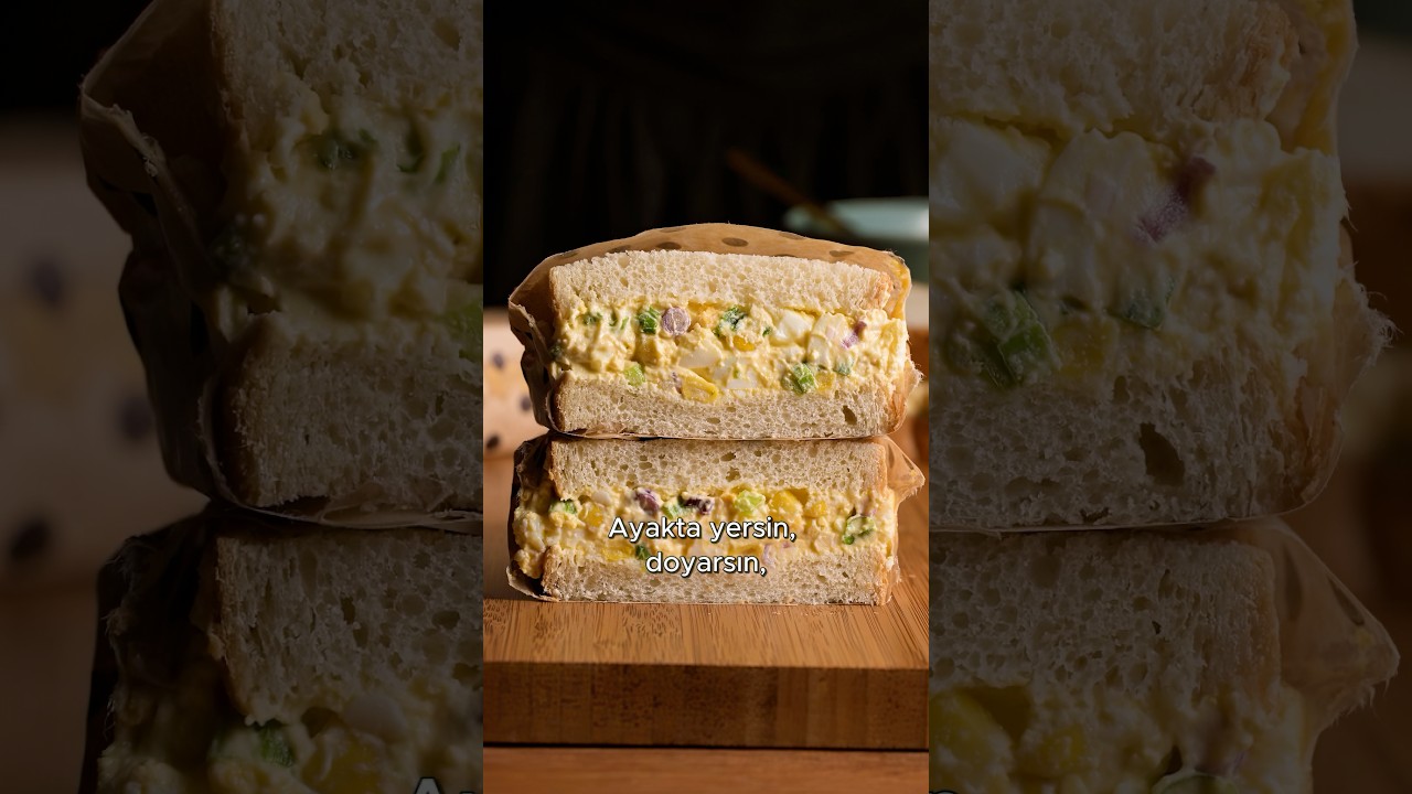 Yılın en kurtarıcı ve doyurucu tarifi! – Pratik yumurtalı mısırlı sandviç tarifi 🥪