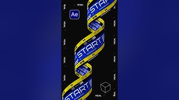 Create Hyper Typography Spiral Motion Graphics in After Effects